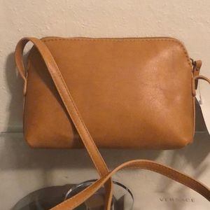 Mustard color cross body bag